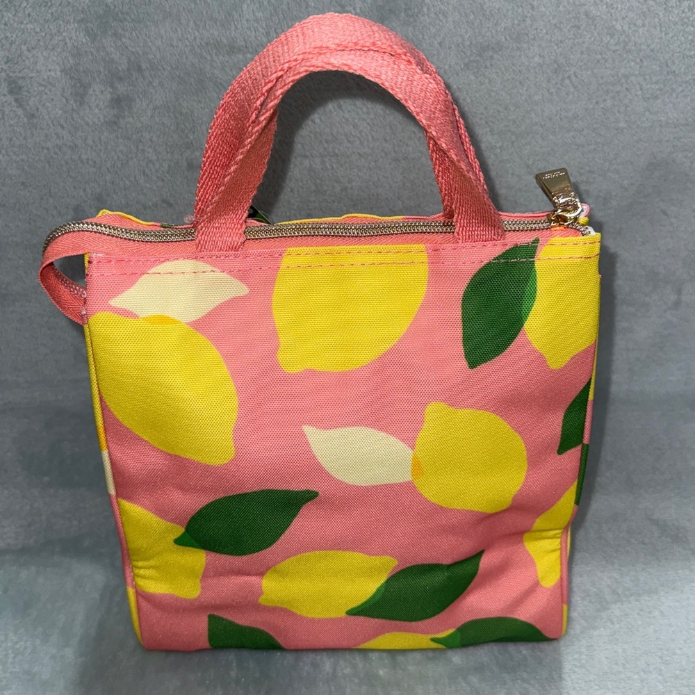 kate spade Pink Lemon-Print lunch bag - Picture 2 of 14